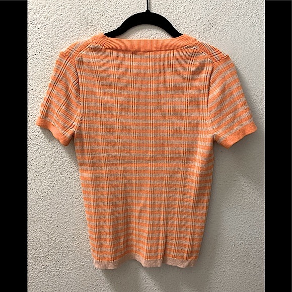 Madewell Ringer Sweater Tee in Neon Stripe - Picture 5 of 6